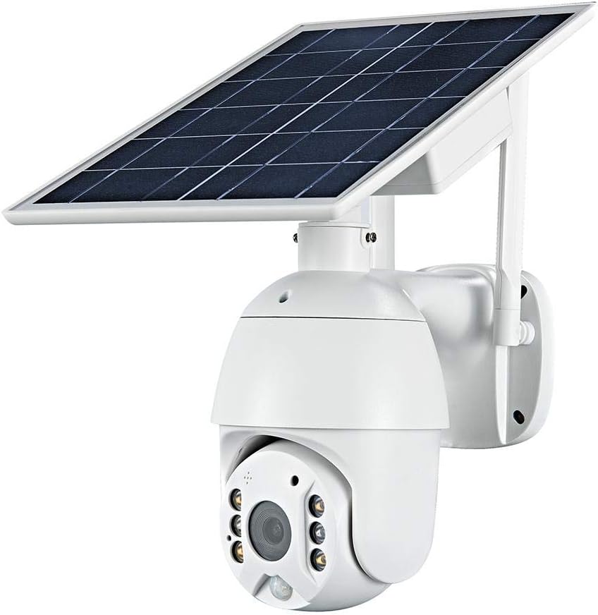 Wifi Wireless Solar Powered Outdoor 1080P Pan Tilt WiFi Security Camera