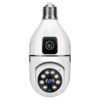 Dual Lens Wifi Outdoor/Indoor Camera Bulb